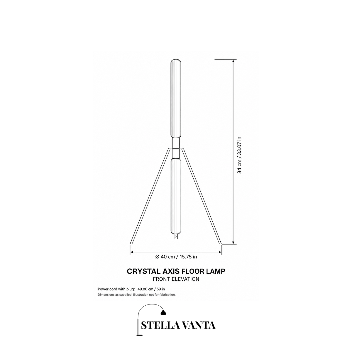 Crystal Axis Floor Lamp