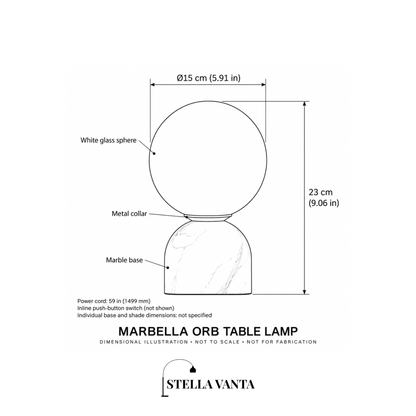 Marbella Orb Table Lamp