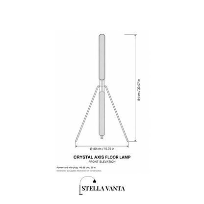 Crystal Axis Floor Lamp