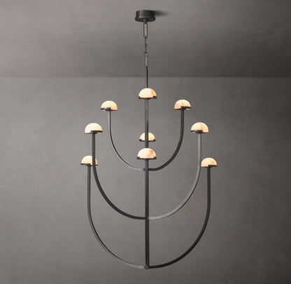 Alabaster Cascade LED Chandelier