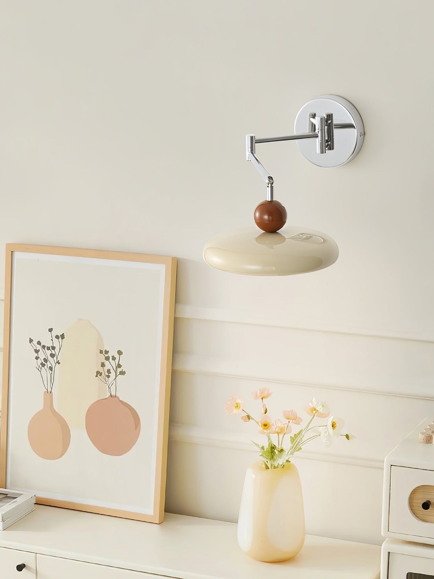Arc Disc Swing Wall Light