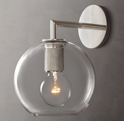 Artisan Globe Utility Sconce