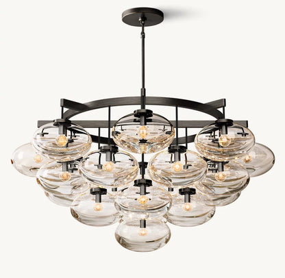 Aurelia Blown Glass Globe Chandelier