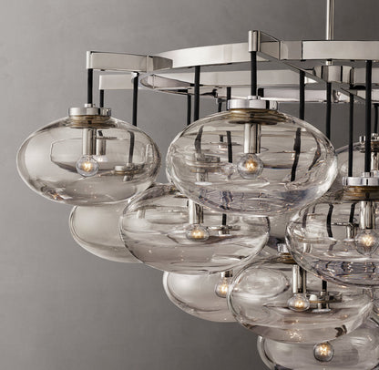 Aurelia Blown Glass Globe Chandelier