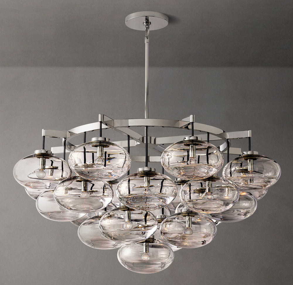 Aurelia Blown Glass Globe Chandelier