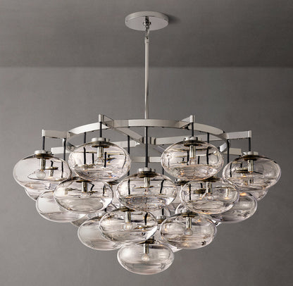Aurelia Blown Glass Globe Chandelier