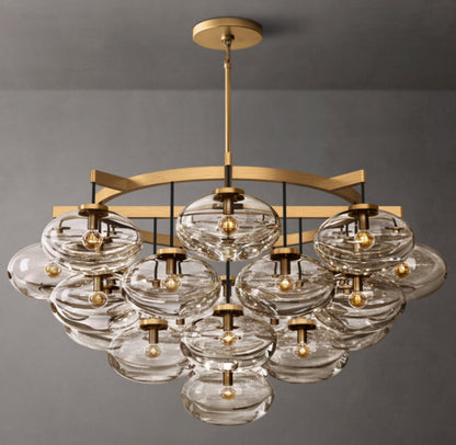 Aurelia Blown Glass Globe Chandelier