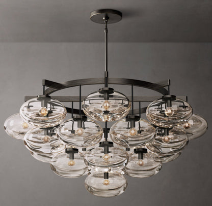 Aurelia Blown Glass Globe Chandelier