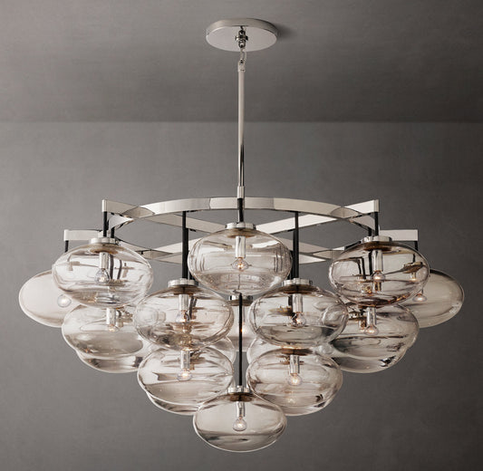 Aurelia Blown Glass Globe Chandelier