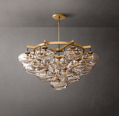 Aurelia Blown Glass Globe Chandelier