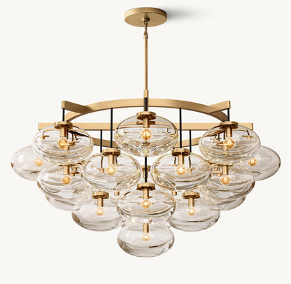 Aurelia Blown Glass Globe Chandelier