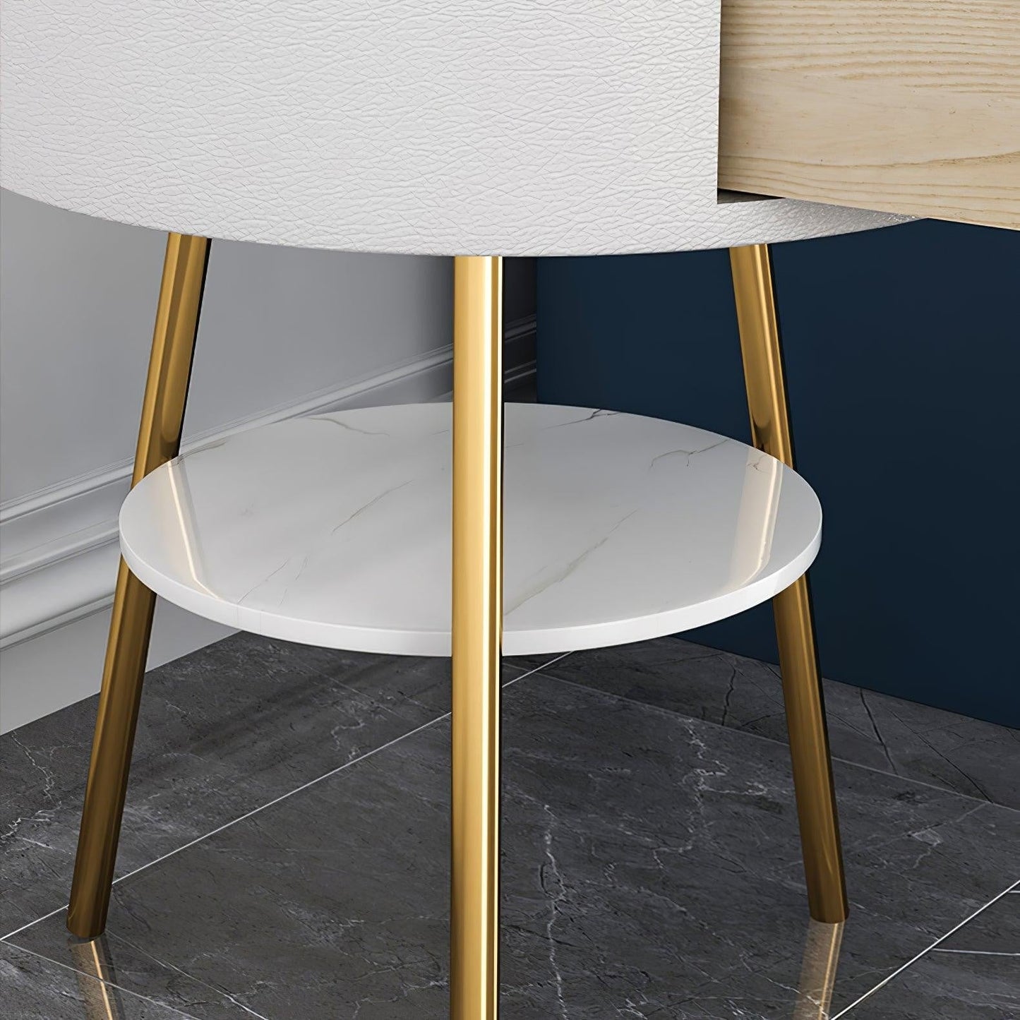 Aurora Feather Table Floor Lamp