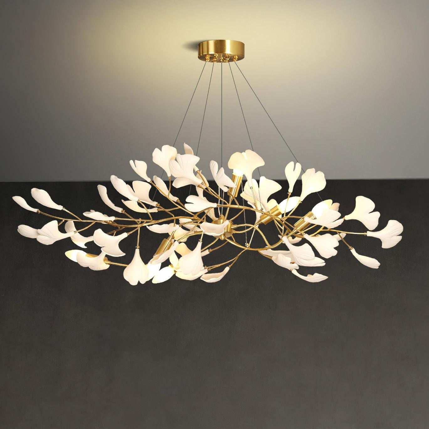 Aurora Ginkgo Leaf Chandelier