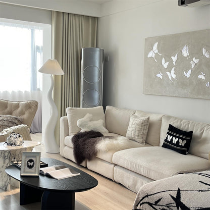 Aurora Twist Pleated Floor Lamp