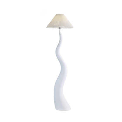 Aurora Twist Pleated Floor Lamp