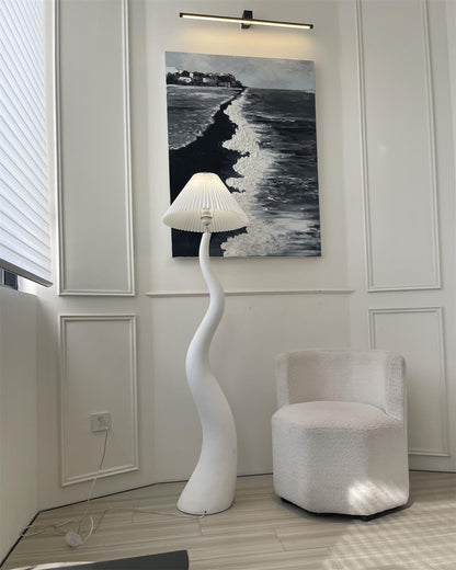 Aurora Twist Pleated Floor Lamp