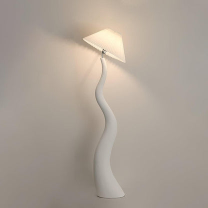 Aurora Twist Pleated Floor Lamp