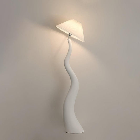 Aurora Twist Pleated Floor Lamp