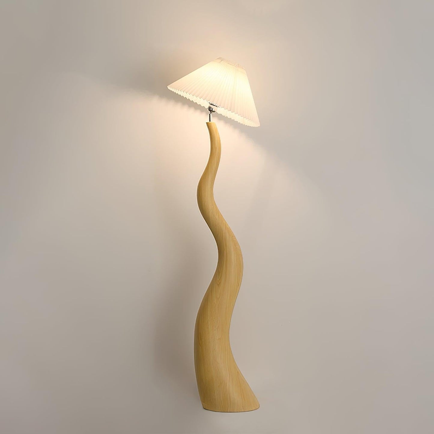 Aurora Twist Pleated Floor Lamp