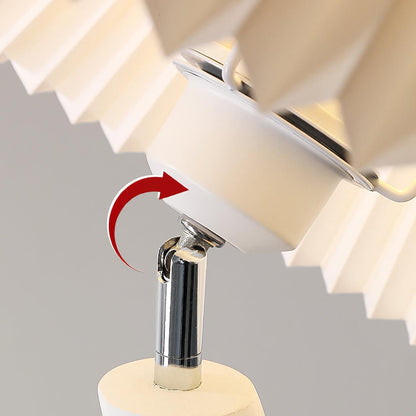 Aurora Twist Pleated Floor Lamp
