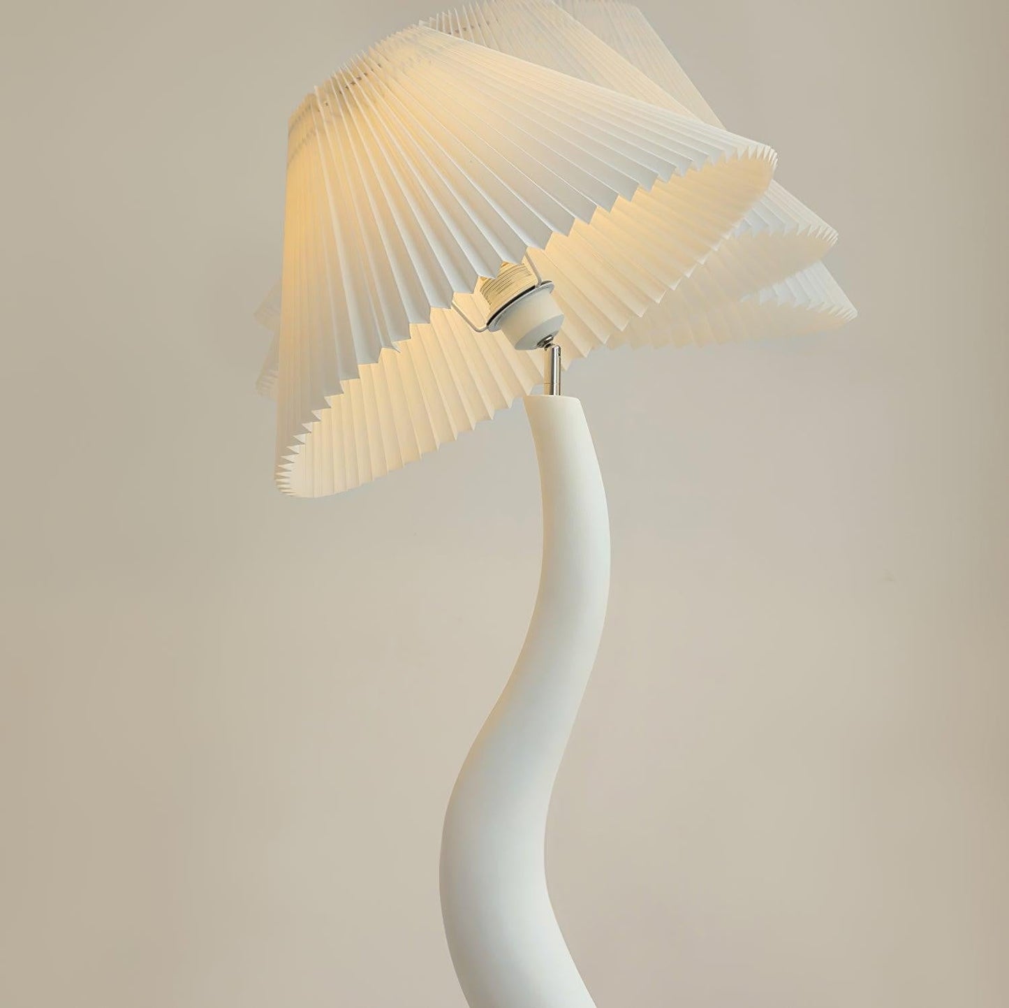 Aurora Twist Pleated Floor Lamp