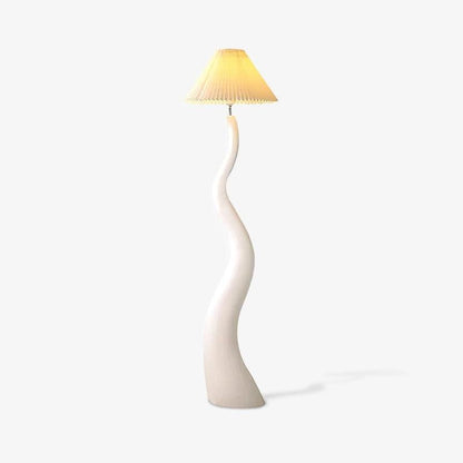 Aurora Twist Pleated Floor Lamp