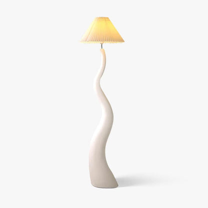 Aurora Twist Pleated Floor Lamp