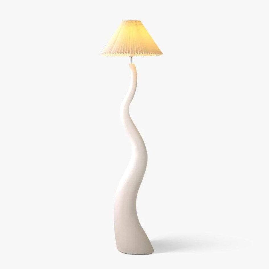 Aurora Twist Pleated Floor Lamp