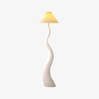 Aurora Twist Pleated Floor Lamp