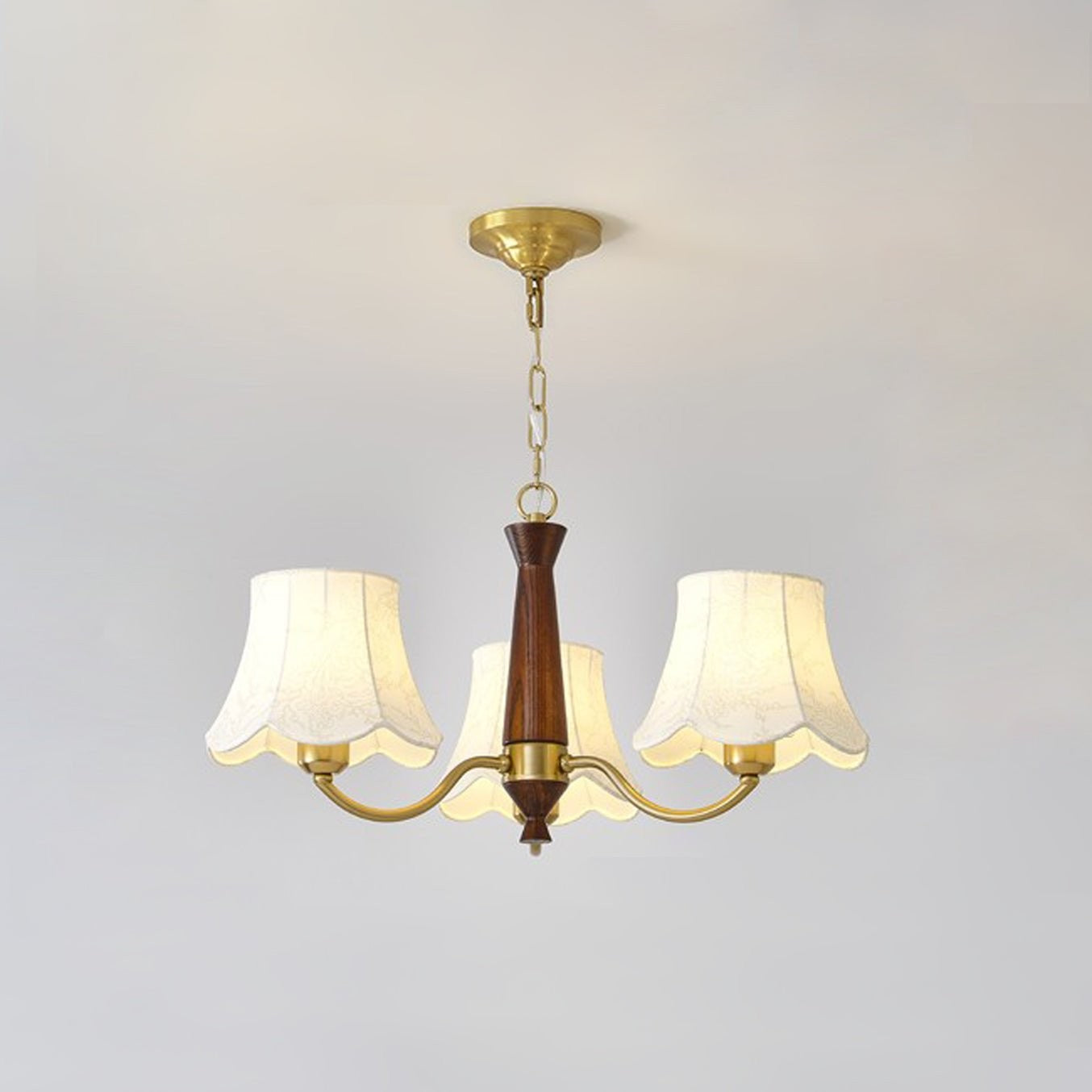 Aveline Fabric Shade Chandelier