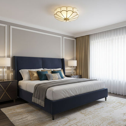 Bloom Glass Flush Ceiling Light