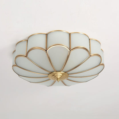 Bloom Glass Flush Ceiling Light