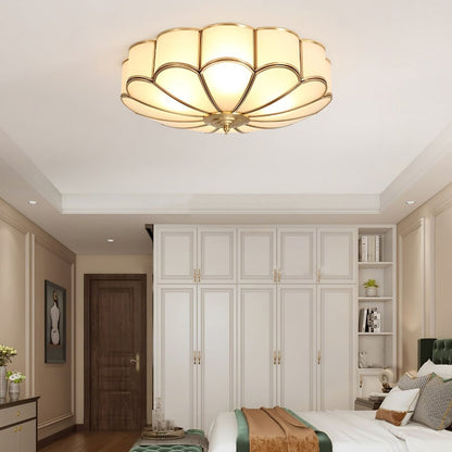 Bloom Glass Flush Ceiling Light