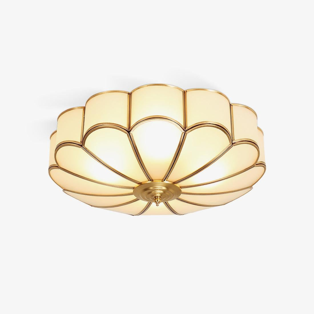 Bloom Glass Flush Ceiling Light