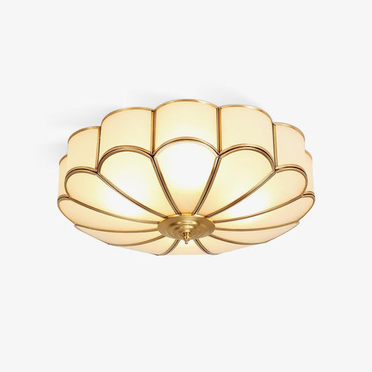 Bloom Glass Flush Ceiling Light