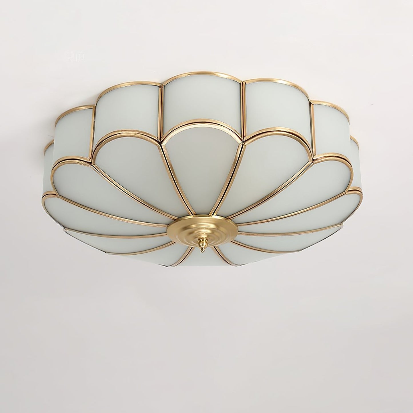 Bloom Glass Flush Ceiling Light
