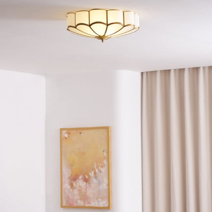 Bloom Glass Flush Ceiling Light