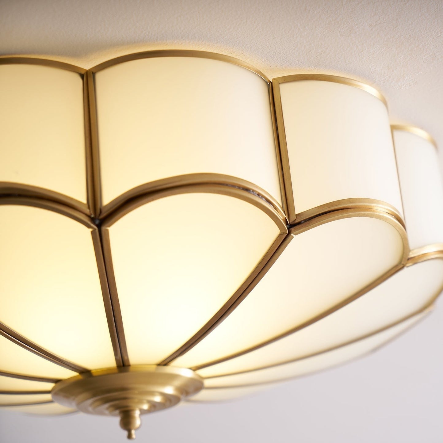 Bloom Glass Flush Ceiling Light