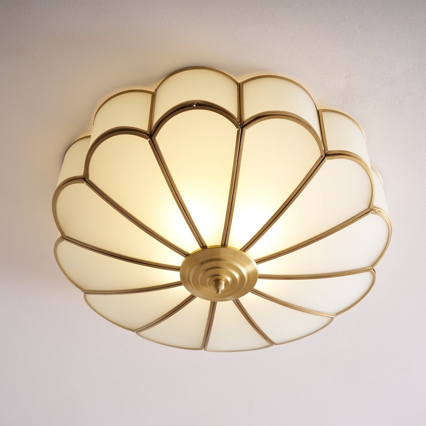 Bloom Glass Flush Ceiling Light
