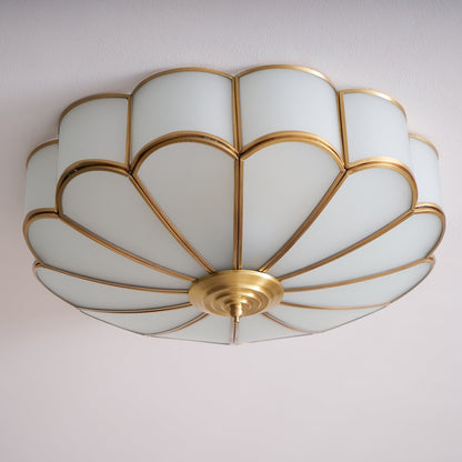 Bloom Glass Flush Ceiling Light