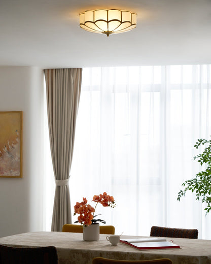 Bloom Glass Flush Ceiling Light