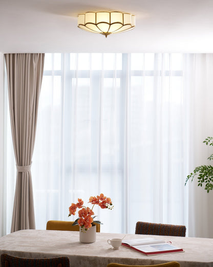 Bloom Glass Flush Ceiling Light