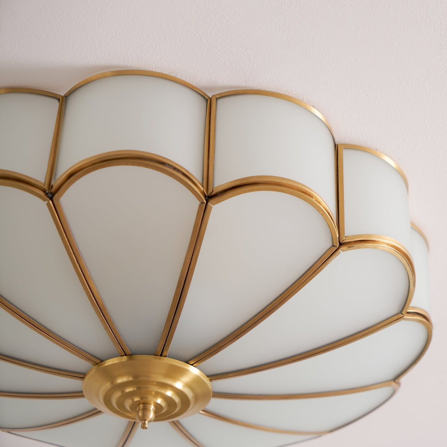 Bloom Glass Flush Ceiling Light