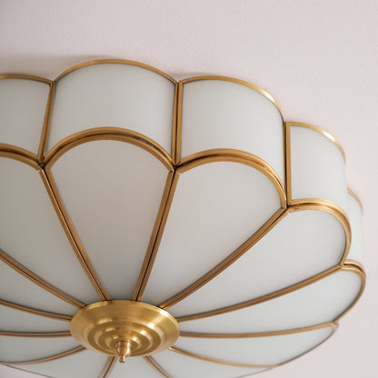 Bloom Glass Flush Ceiling Light