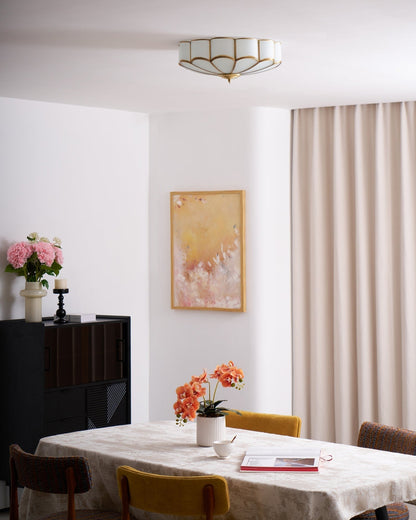 Bloom Glass Flush Ceiling Light