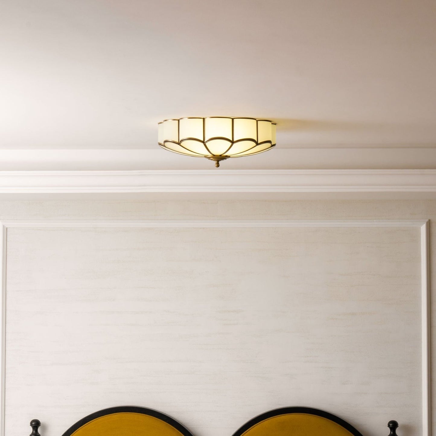 Bloom Glass Flush Ceiling Light