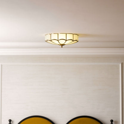Bloom Glass Flush Ceiling Light