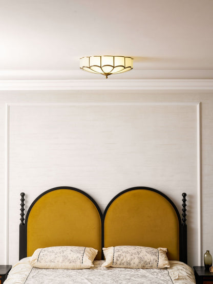 Bloom Glass Flush Ceiling Light