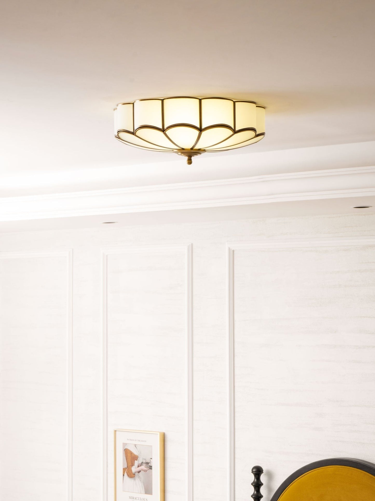Bloom Glass Flush Ceiling Light