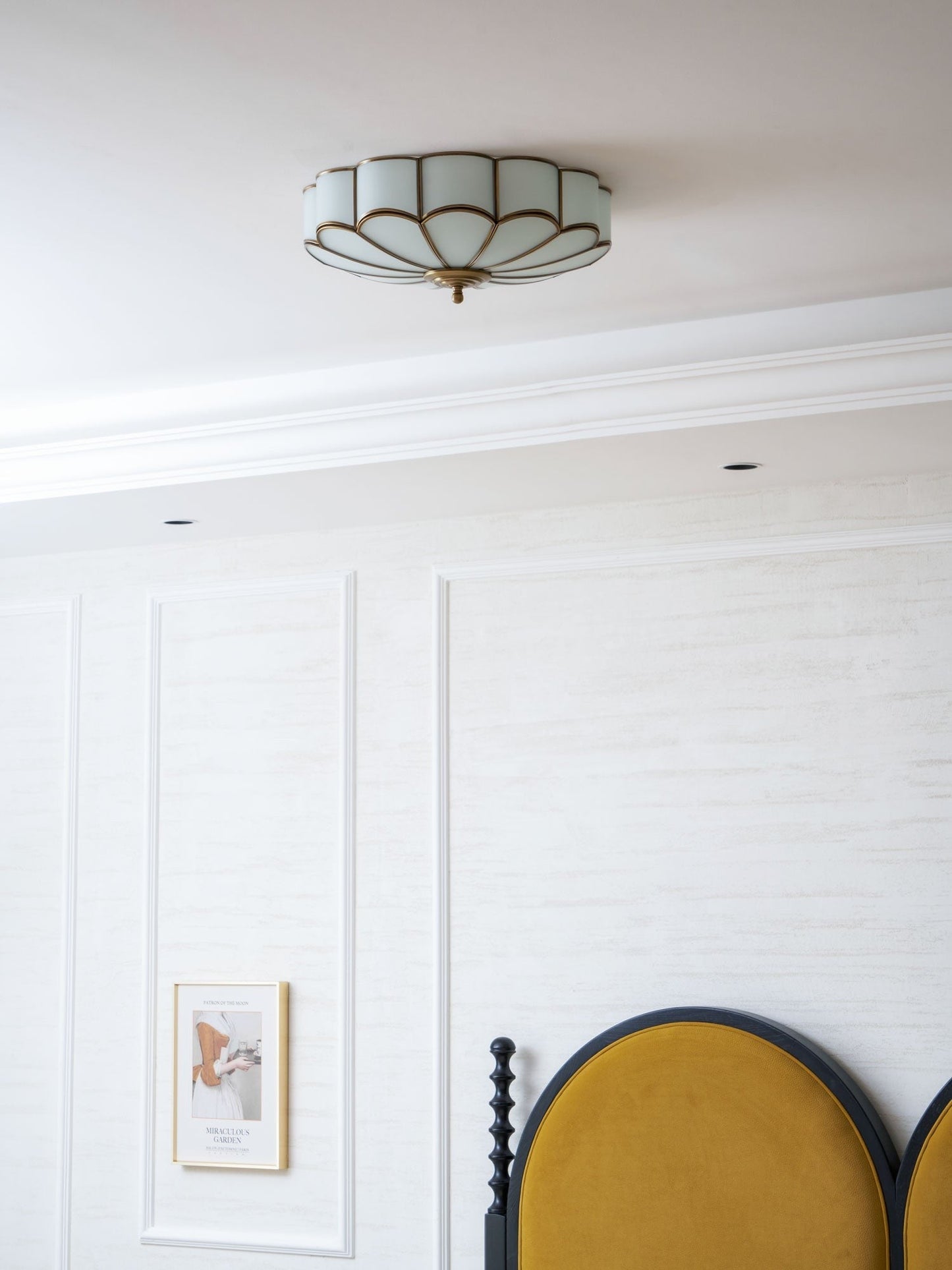 Bloom Glass Flush Ceiling Light
